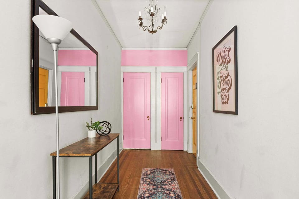 A hallway that says hello before you even enter.