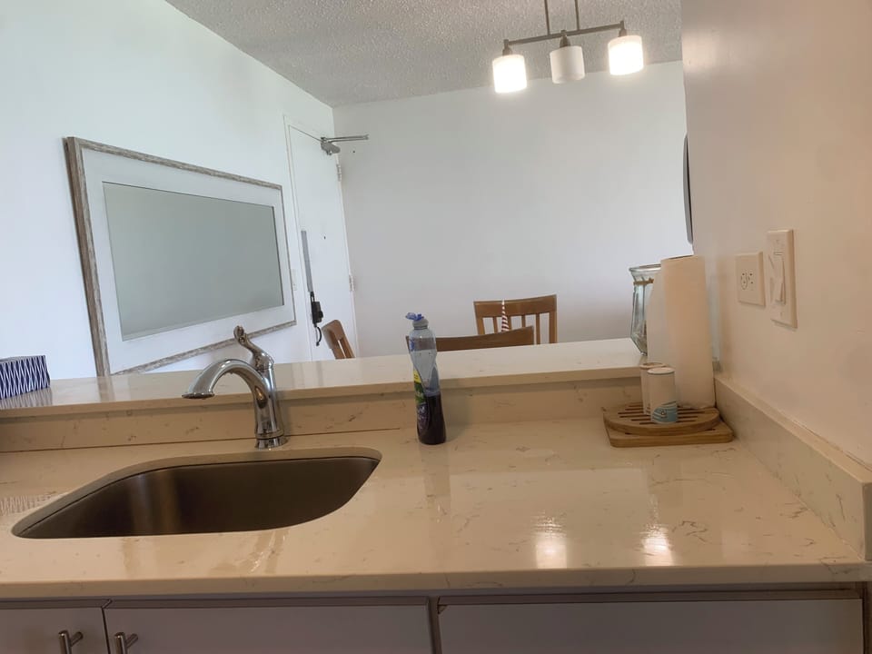 Granite kitchen counter,