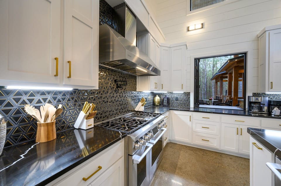 Kitchen with Passthru Window