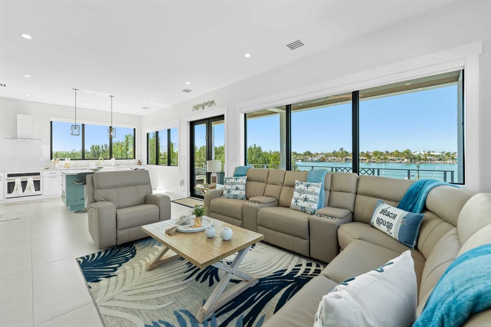 Living room with panoramic views