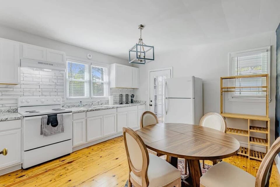 A well-appointed kitchen with modern appliances, ample counter space, and everything you need to prepare and enjoy meals during your stay.