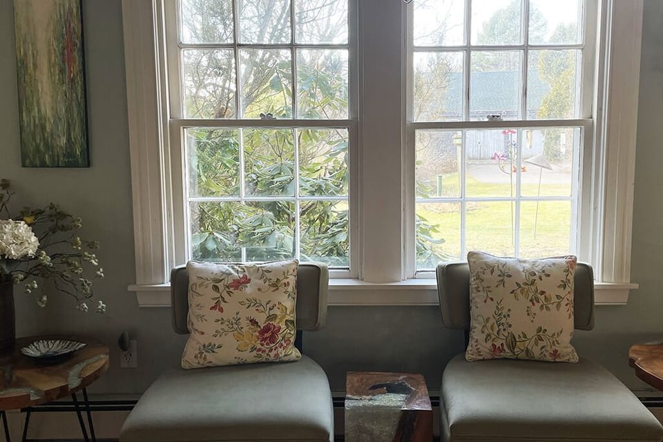 View from kitchen