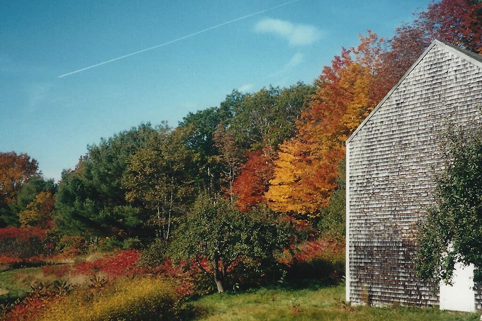 Fall colors and barn