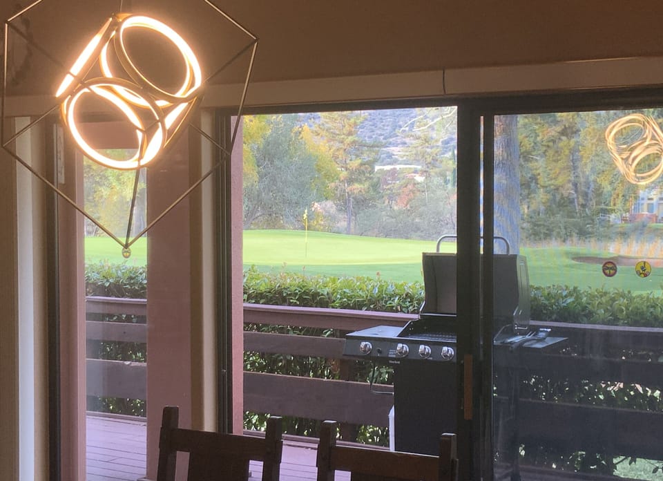 Morning view from dining room...