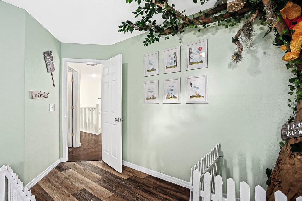 Step into a whimsical world with charming decor and playful touches, perfect for a magical stay.