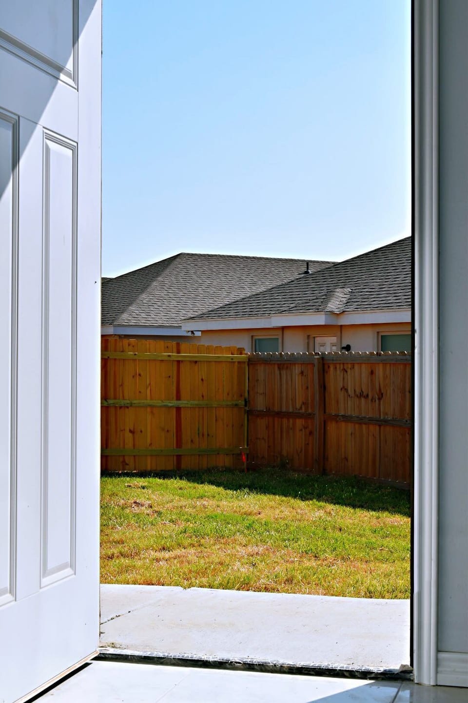 Private patio