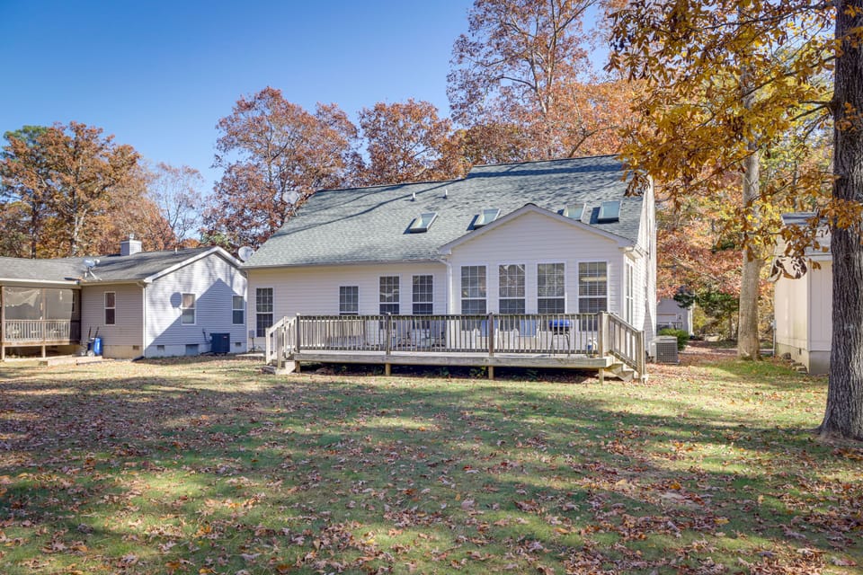 Greenbackville Vacation Rental | 4BR | 2.5BA | 2,500 Sq Ft | 3 Steps to Enter