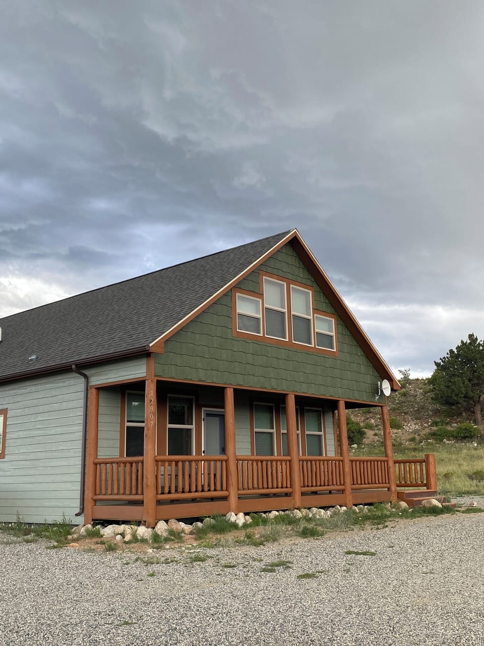 A newer cabin ready for guests in any season.