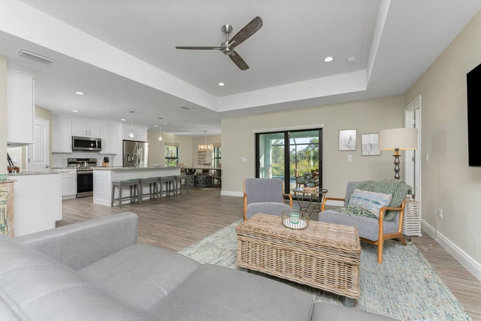 Open Concept Entertaining Space