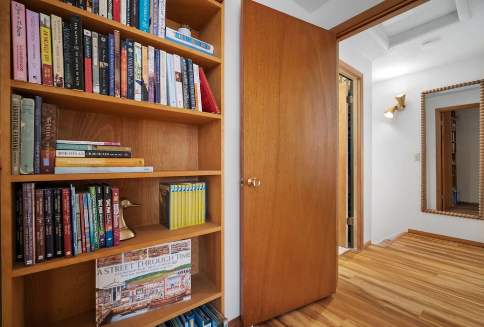 Bedroom two with Extra Large Books Shelf and Puzzles