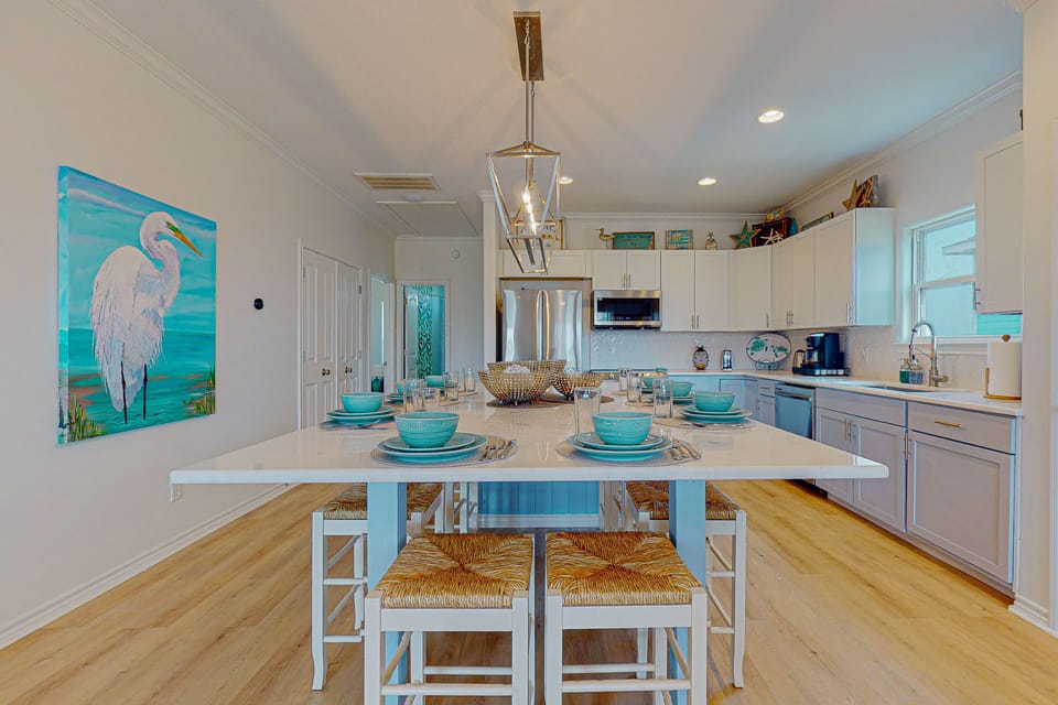 Kitchen | Dishwasher | Coffee Maker | Dishware + Flatware