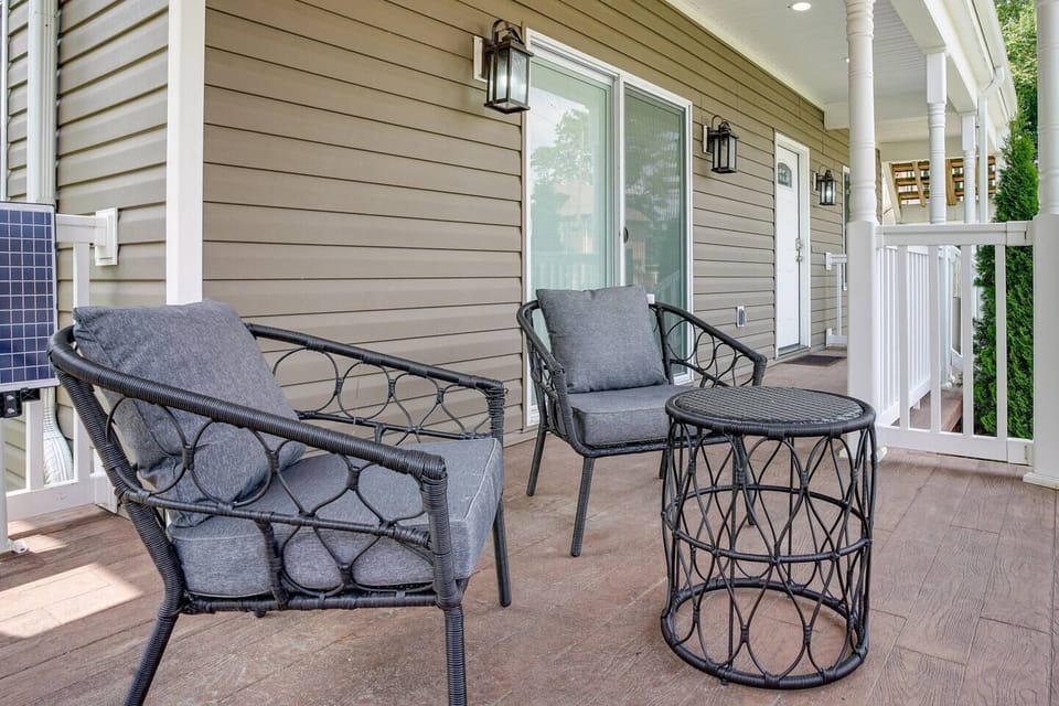 Sip your morning coffee on the balcony or porch ☕ #MorningRituals