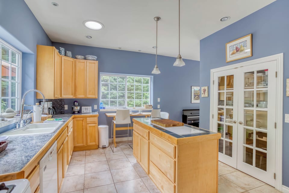 Spacious Kitchen with lots of natural light