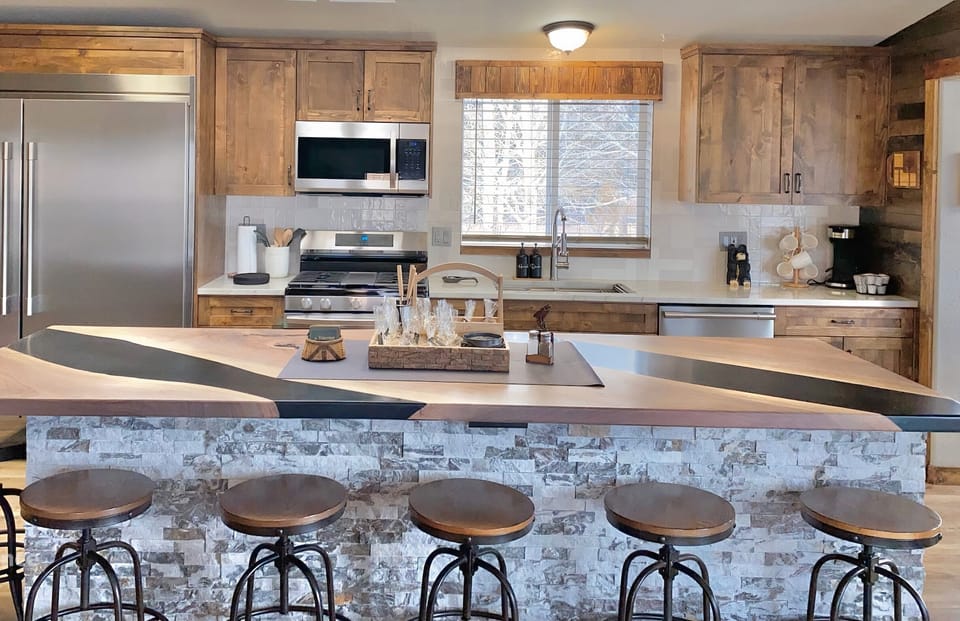 Kitchen-Custom Island Countertop
