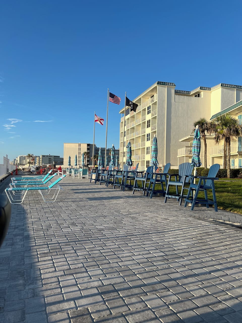 Brand new pool deck and furniture