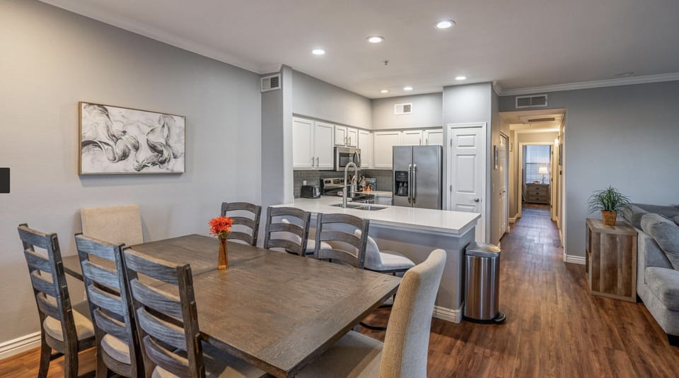 Sample of the 2 bedroom dining area.