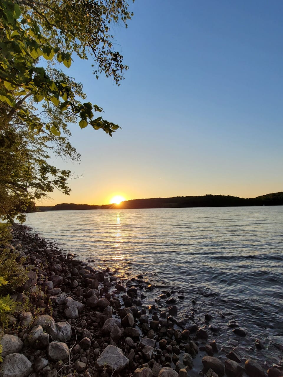 Sunset from the dock