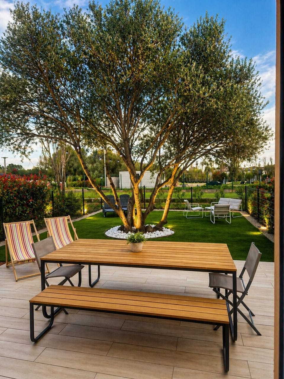 Outdoor dining