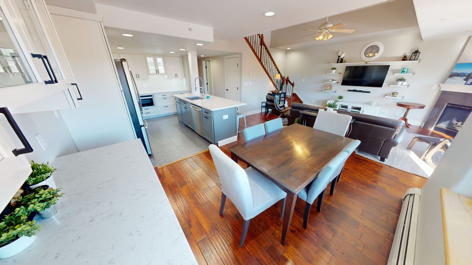 Living Area from Dining Table - Living Area from Dining Table