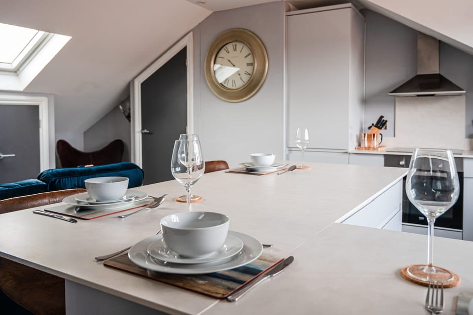 Kitchen and dining area