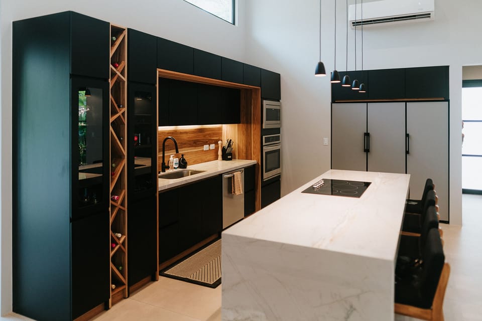 Kitchen side view