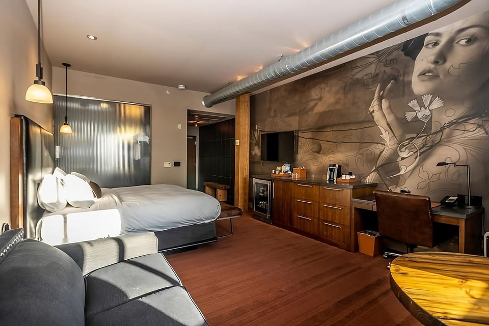Bedroom. Interior and views may vary based on location and availability.