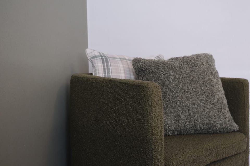 Green room chair