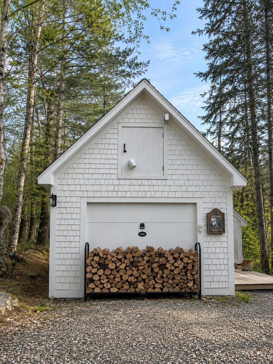 Firewood stocked for your use