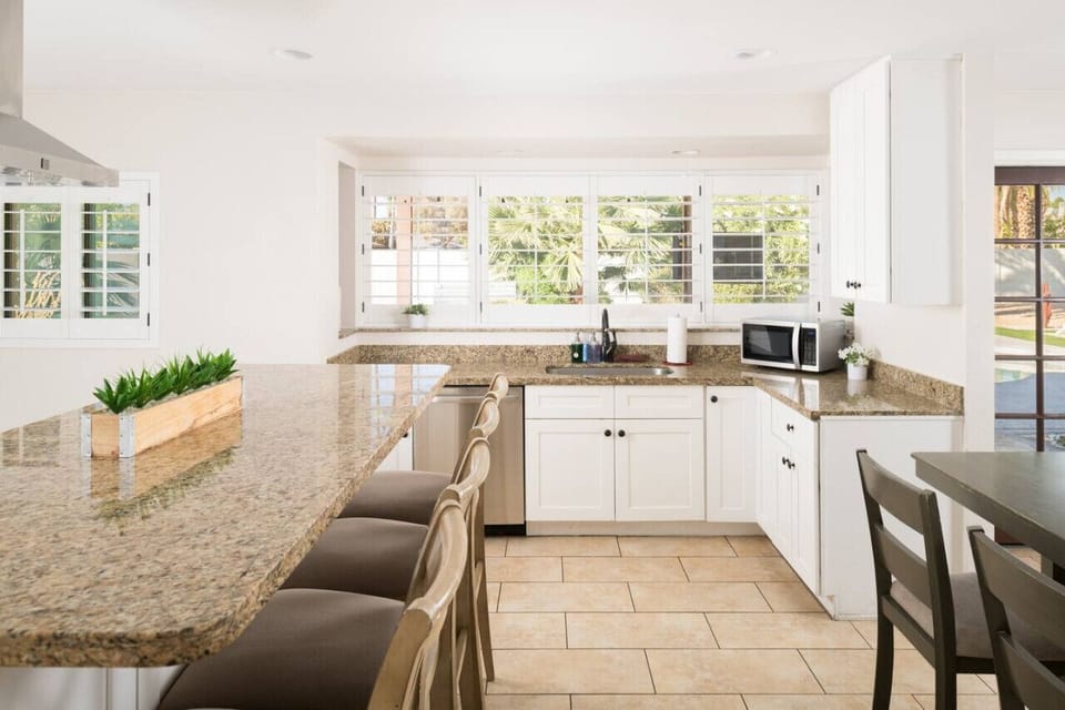 Perfect for entertaining, this dining area offers plenty of space for everyone.