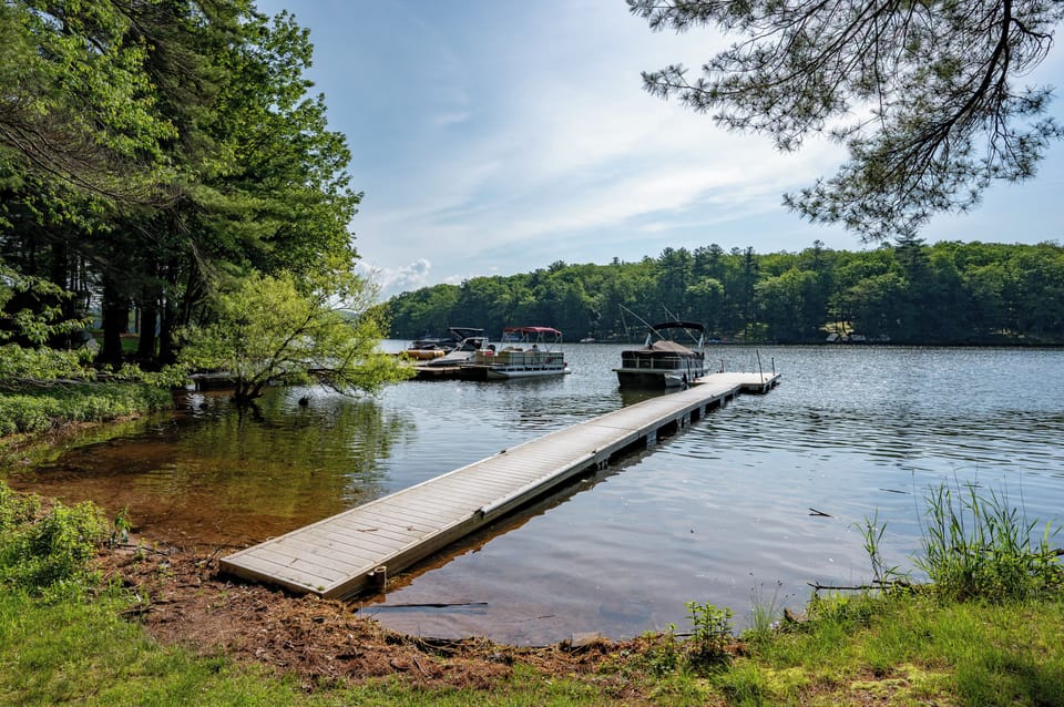 Owner does leave personal boat docked at the home