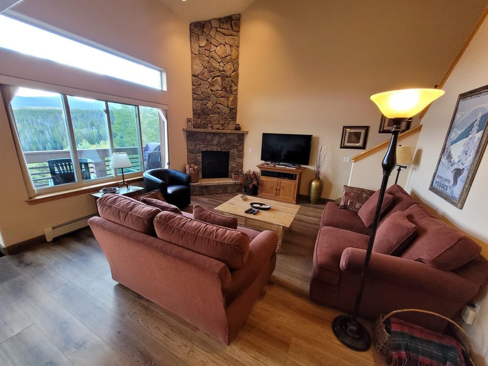 spacious living room with beautiful panoramic views 