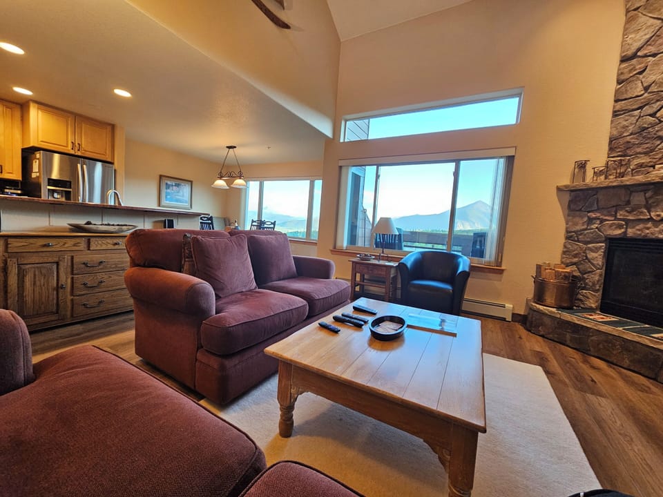 Open living, dining, kitchen floor plan