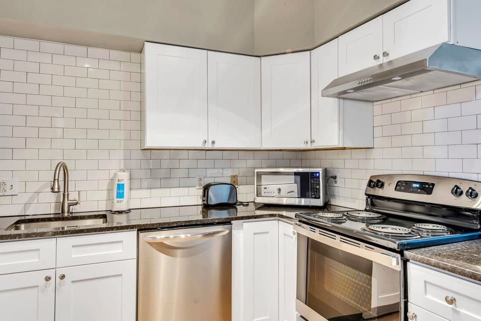 Fully stocked kitchen