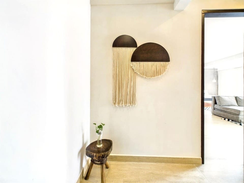 Modern, minimalist design with bright and airy entrance view