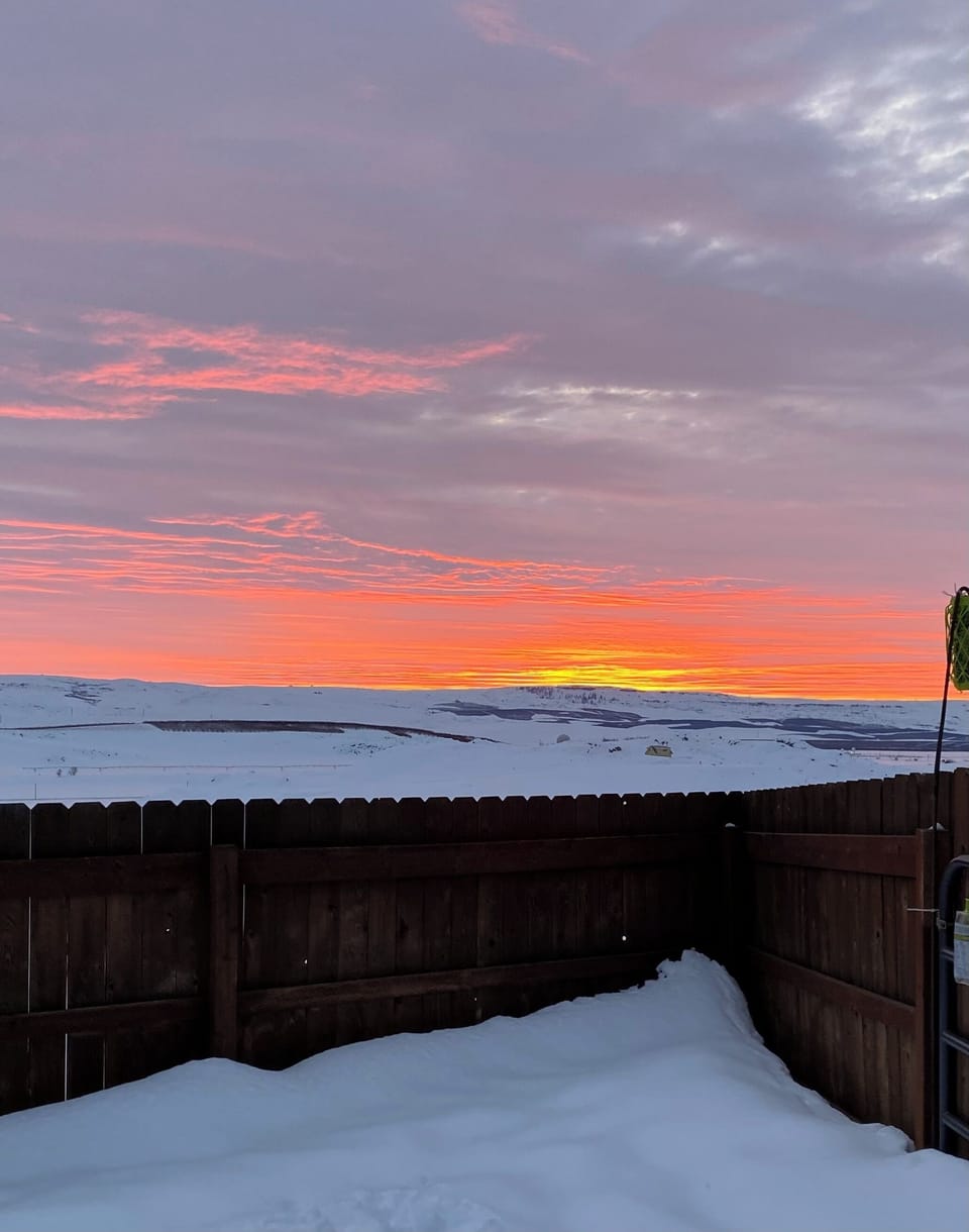 Winter sunrise 