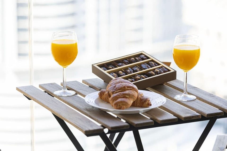 Private Balcony with Table for 2