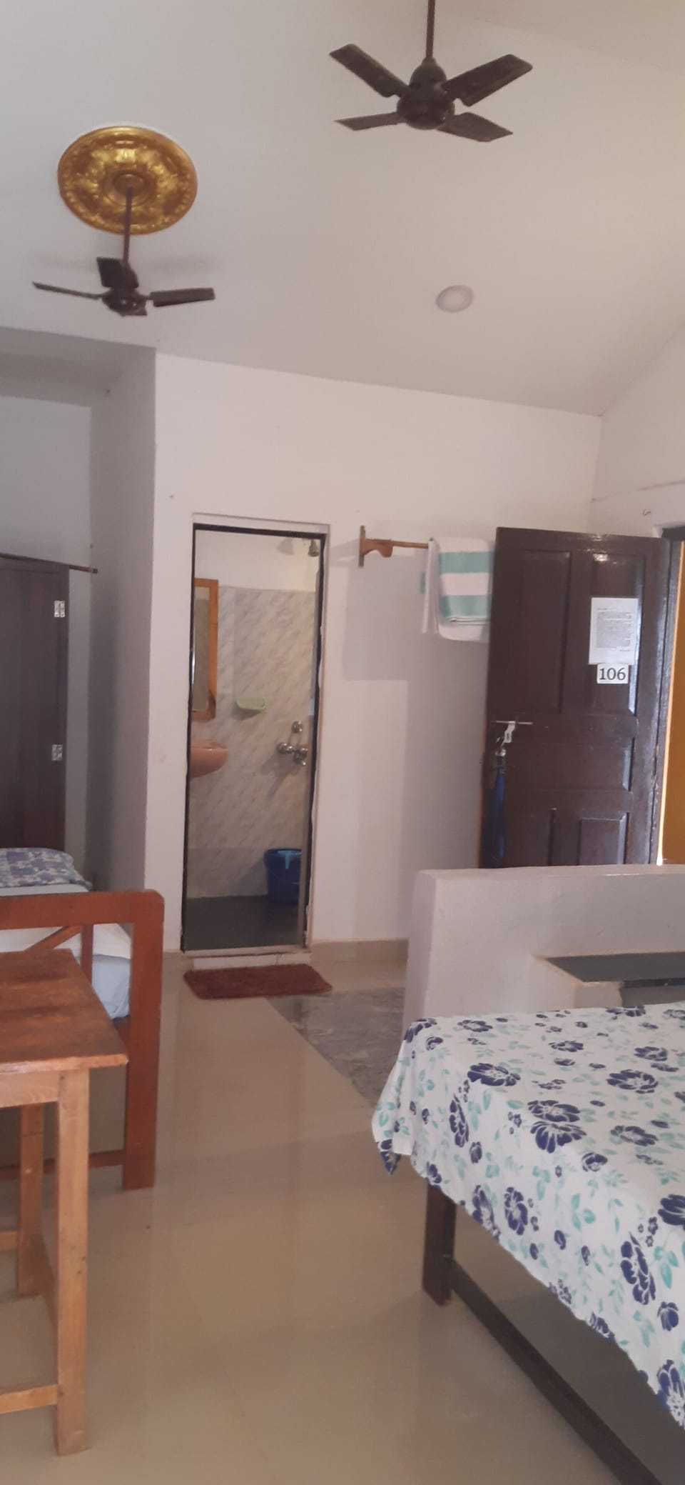 room with attached toilet 