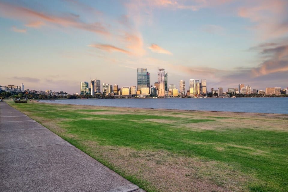 Wake up to this — unbeatable Swan River foreshore views and front-row sunsets over the Perth skyline, all within walking distance.