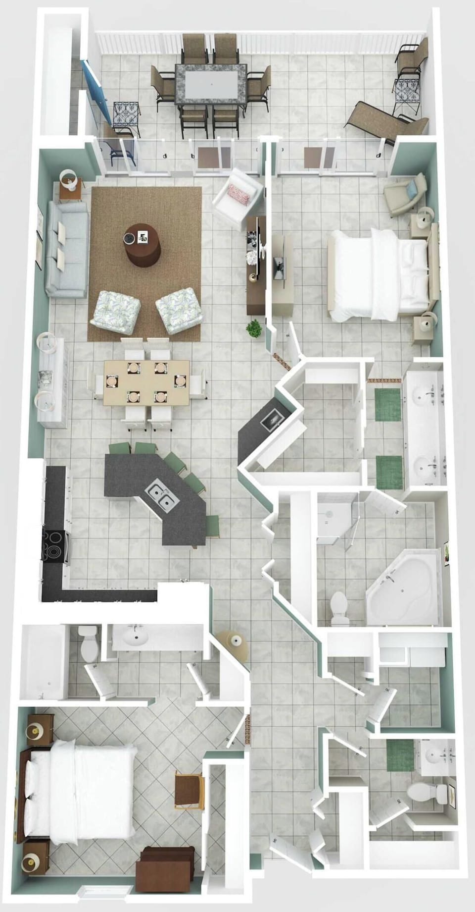 Admirals Quarters 1104 Floor Plan