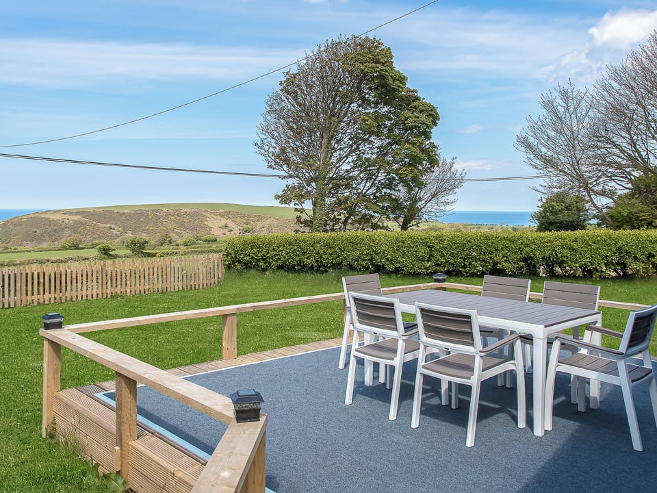 Sitting-out-area | Great Tree House, Llangrannog