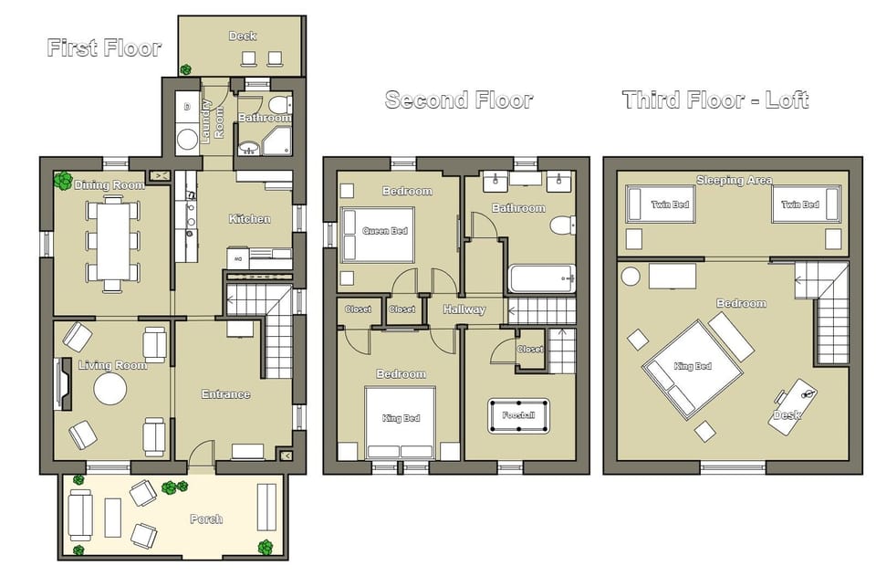 Spacious Layout of The Warm Friendly House.