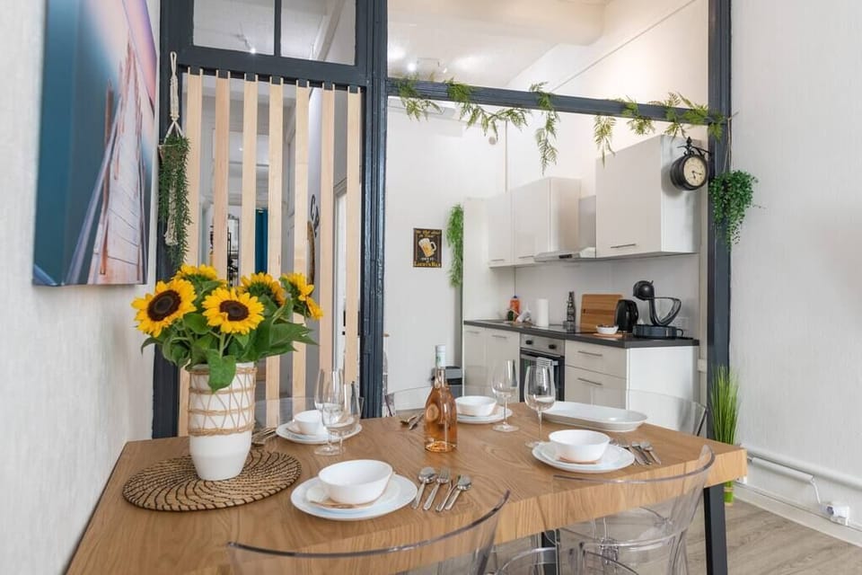 Dining Table and Kitchen