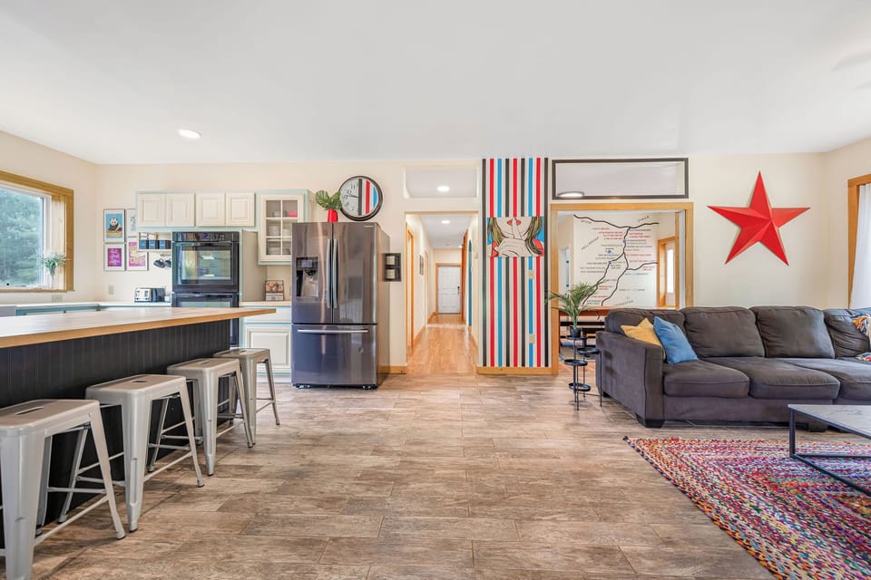 Shh we won't tell your boss your enjoying the open concept home and not at work