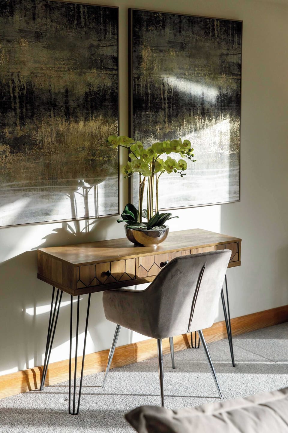 The home is beautifully furnished and decorated throughout.