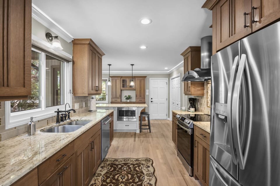 Fully-equipped kitchen.