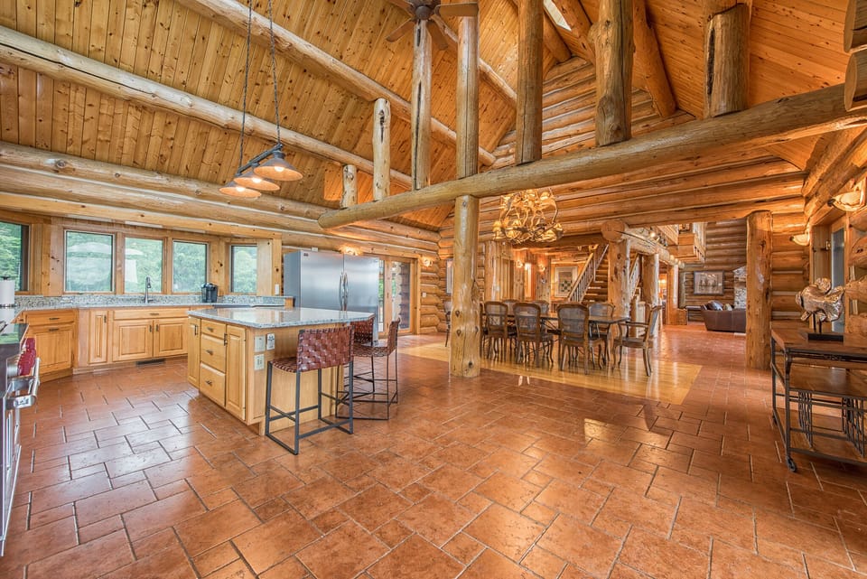 Unforgettable wood detail throughout the home.