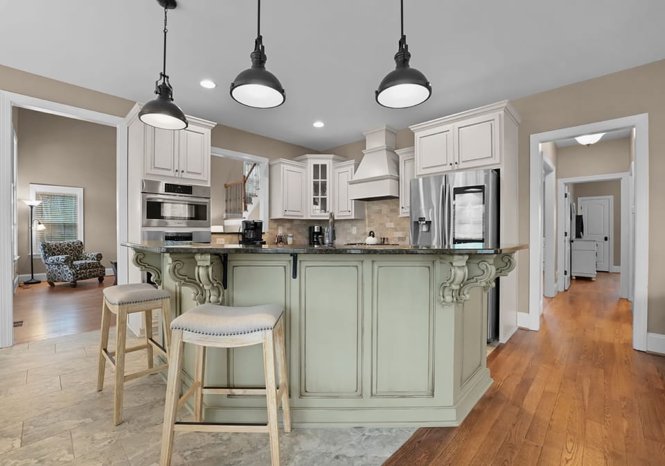 Open kitchen area-Lake Living 1.