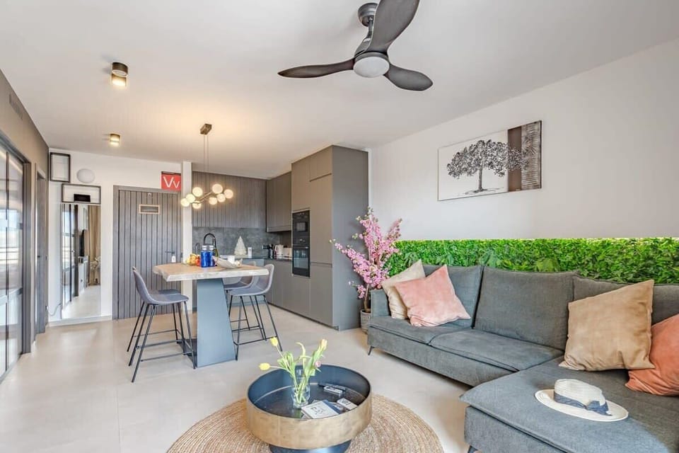 Living Room with Sitting & Dining Areas, Apple TV Multimedia & Sonos Sound System