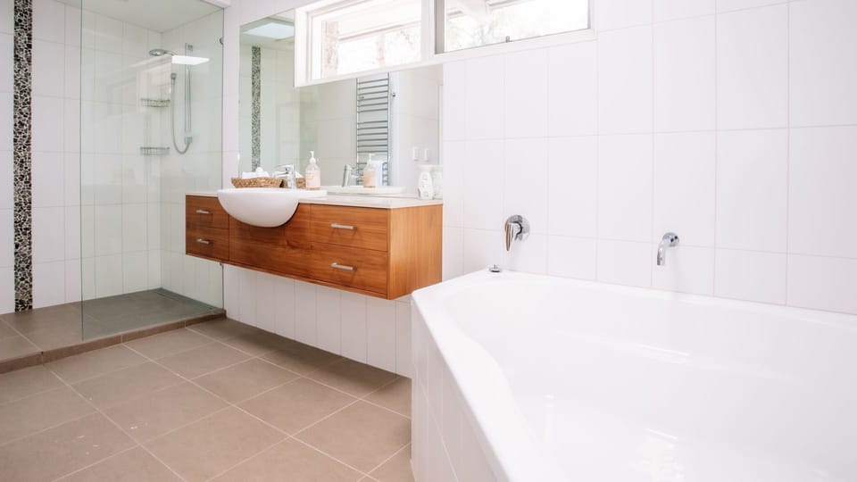 Upstairs Bathroom, bath, shower,  toilet