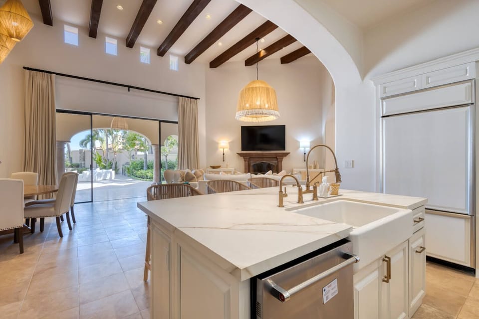 With plenty of countertop space for serving.